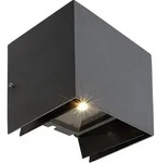 KapegoLED LED Au&szlig;enwandleuchte ARCTURUS II, IP54, UP&DOWN, FLACH, 5.5W 3000K, 2x