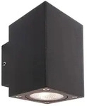KapegoLED Wandleuchte CUBODO II DOUBLE MINI, 220-240V, 9W, dunkelgrau transparent