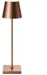 SIGOR LED-Akku-Tischleuchte NUINDIE USB-C, IP54, rund, 38cm, 2.2W 2200K/2700K