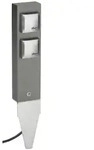 Albert Outdoor Steckdose, 2-fach, IP44, ohne Schaltfunktion, 2x 230V DE Schuko Typ