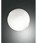 Fabas Luce Deckenleuchte FOX, 2x E27 max. 60W, Metall / Glas, wei&szlig;, &Oslash; 40cm