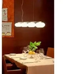 Casablanca Pendelleuchte AIH MULTI, 4-flammig, 140cm, 4x G9, IP20, wei&szlig;-matt / Alu