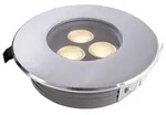 KapegoLED Outdoor LED Boden-Einbaustrahler FLAT, IP67 IK08, &Oslash; 11.6cm, 220-240V AC,