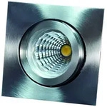 Rutec V2A Edelstahl-Einbaustrahler TULKA f&uuml;r MR16, IP20 , eckig, 8.2 x 8.2cm,