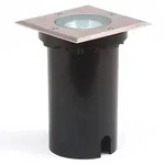 Konstsmide Outdoor Bodeneinbaustrahler, IP65, Blende eckig, 11 x 11cm, GU10 max. 7W,