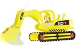 Elobra Pendelleuchte BAGGER BODO, Kinderzimmerleuchte, 2x E27, gelb ELO-128428