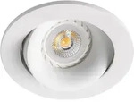 Faro Einbaulicht ARGON GU10, IP20, rund, schwenkbar, wei&szlig; matt FAR-43401