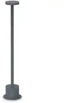 Ideal Lux LED Pollerleuchte TOFFEE D080 H050, 8W, 3000K, 800lm, IP65, anthrazit