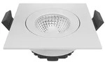 SIGOR LED Einbauleuchte DILED 68, 36&deg; 6W 3000K, 380lm IP20, eckig, dimmbar,...