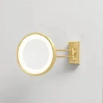 Decor Walther LED Wandkosmetikspiegel beleuchtet BS 36 7x, 7,5W, 4000K, Gold...