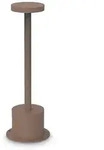 Ideal Lux LED Pollerleuchte TOFFEE D080 H025, 8W, 3000K, 800lm, IP65, kaffee