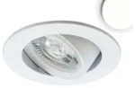 ISOLED LED Einbauleuchte Slim68 MiniAMP wei&szlig;, rund, 8W, 24V DC, neutralwei&szlig;,