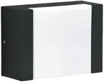 Albert LED Au&szlig;enwandleuchte Typ Nr. 0331, flacher Lichtverteiler, IP54, 5W 3000K