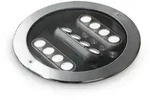 Ideal Lux LED Boden-Einbauleuchte TAURUS PT D21 ACCENT ROUND, IP67 IK09, 21cm,...