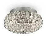Ideal Lux Deckenleuchte KING PL3, 3-flammig, G9 max. 40W, Chrom IDEA-075389