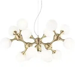 Ideal Lux Pendelleuchte NODI, 15-flammig, &Oslash; 105cm, E14, Verbinder drehbar,...