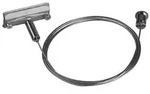 Brumberg Deckenbefestigungsset, Seilabh&auml;ngung mit Schnellspanner, &Oslash; 1.2mm, L&auml;nge