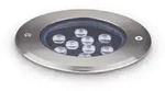 Ideal Lux LED Boden-Einbauleuchte FLOOR 14, IP67 IK10, rund, &Oslash; 14cm, 12W 3000K