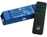 Rutec LED Controller, RGBW, 12V/24V, mit Fernbedienung (3V Batterie CR2025,...