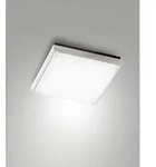 Fabas Luce LED Bad-Deckenleuchte DESDY, IP54 IK10, eckig, 24 x 24cm, 23W 3000K