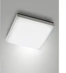 Fabas Luce LED Bad-Deckenleuchte DESDY, IP54 IK10, eckig, 30 x 30cm, 30W 3000K