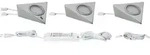 Paulmann 3er-Set LED Unterbauleuchte / M&ouml;belleuchte PIR, 230V/12V, 12VA, 3x2.8W
