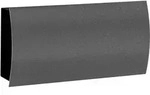 CMD Creative Metalldesign Outdoor Wand-Zeitungsfach, eckig, gew&ouml;lbt, H&ouml;he 16cm /