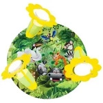 Elobra Rondell WILDNIS TIERWELT, 3x E14, gr&uuml;n ELO-131077