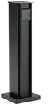 Albert Outdoor Steckdosens&auml;ule, IP44, H&ouml;he 50cm, Alu-Guss, schwarz, 2-fach
