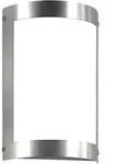 CMD Creative Metalldesign Au&szlig;enwandleuchte, IP44, halbrund, 28 x 18 x 8cm, E27,