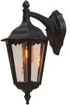 Konstsmide Au&szlig;en-Wandleuchte FIRENZE DOWN, E27 max. 100W, Schwarz, Aluminium /