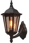 Konstsmide Au&szlig;en-Wandleuchte FIRENZE UP, E27 max. 100W, Schwarz, Aluminium /