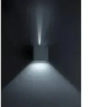 Helestra LED Au&szlig;enwandleuchte SIRI 44, IP54, eckig, Up/Down, verstellbar, 7W 3000K