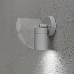 Konstsmide Au&szlig;en-Wandspot MODENA, schwenkbar, GU10 max. 7W, Lichtkegel 105&deg;, Grau,