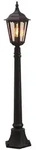 Konstsmide Wegeleuchte FIRENZE, E27 max. 100W, Schwarz, Aluminium / Klarglas