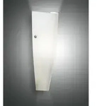 Fabas Luce Bad-Wandleuchte DEDALO, IP44, H&ouml;he 36cm, E27, Metall / geblasenes