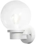 Konstsmide Au&szlig;en-Wandleuchte NEMI mit D&auml;mmerungsschalter, E27 max. 60W, Wei&szlig;,