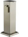 HEITRONIC Energieverteiler BANGKOK, IP44, mit Kindersicherung + Federdeckel, V2A