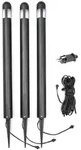 Konstsmide 3er-Set Erdpie&szlig;-Stableuchte AMALFI, H&ouml;he 75cm, 12V, 3x G4 max. 15W,