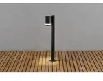 Konstsmide Wegeleuchte MODENA mit Pfahl, GU10 max. 35W, schwarz, Aluminium /