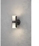 Konstsmide Au&szlig;en-Wandleuchte MODENA ROUND, mit doppeltem Lichtkegel, 2x GU10 max.