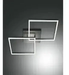 Fabas Luce LED Deckenleuchte BARD, 2-fach, 65x65cm, dimmbar, 52W 3000K 5180lm,