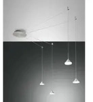 Fabas Luce LED Pendelleuchte ISABELLA, 4-flammig, 32W 3000K 3020lm, dimmbar,