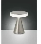 Fabas Luce LED Tischleuchte NEUTRA, 20cm, 8W 3000K 720lm, Metall / Acryl, mit