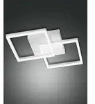 Fabas Luce LED Deckenleuchte BARD, 2-fach, 45x45cm, dimmbar, 39W 3000K 3880lm, wei&szlig;