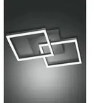 Fabas Luce LED Deckenleuchte BARD, 2-fach, 45x45cm, dimmbar, 39W 3000K 3880lm,