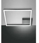 Fabas Luce LED Deckenleuchte BARD, 1-fach, 42x42cm, dimmbar, 39W 3000K 3880lm,