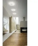 Fabas Luce LED Deckenleuchte BARD, 1-fach, 42x42cm, dimmbar, 39W 3000K 3880lm, Wei&szlig;