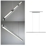 Paulmann 1-Phasen LED Pendelleuchte URAIL LENTO, Up/Down, 120-150cm, 230V, 41W 2700K