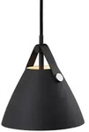 design for the people by Nordlux Pendelleuchte STRAP 16, GU10, schwarz NORD-84303003